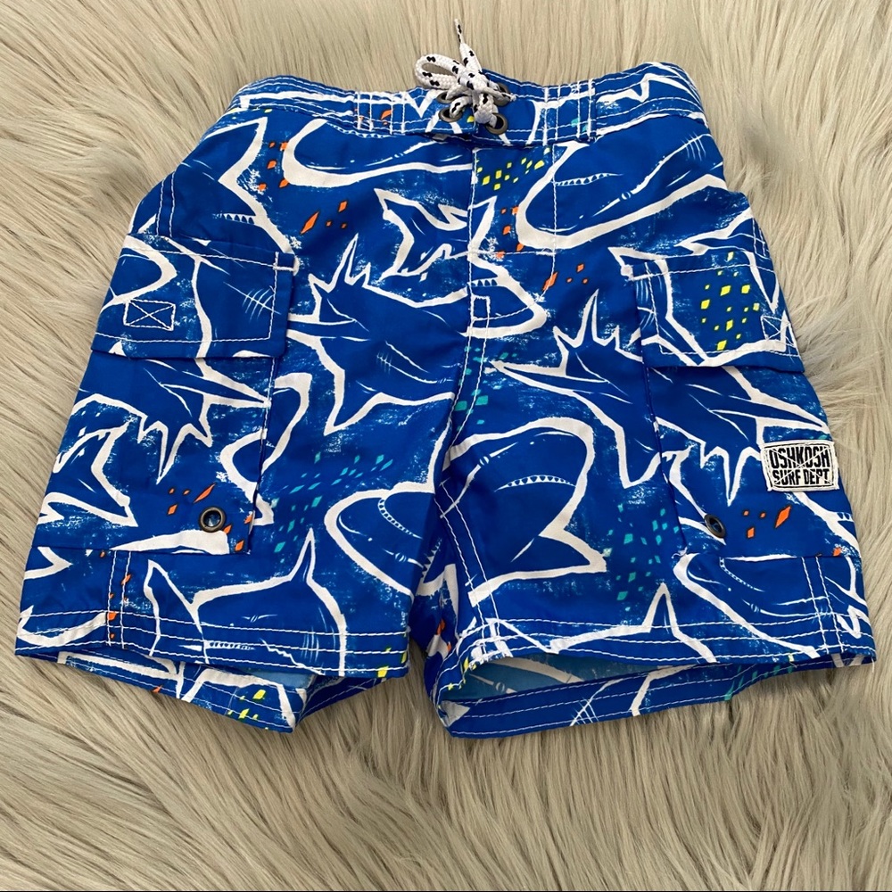OSHKOSH B’GOSH Shark Swimming Trunks 2T